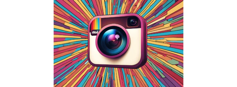 instagram logo + instagram reels, illustration