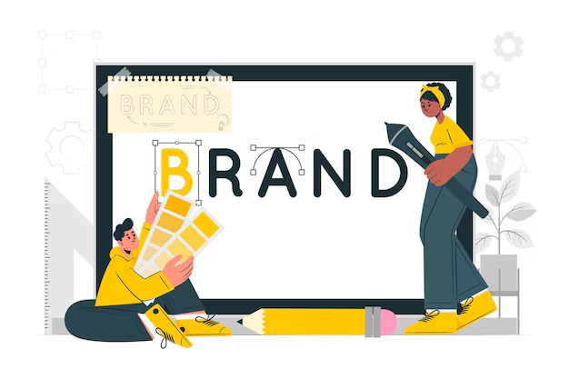 illustration: branding in process