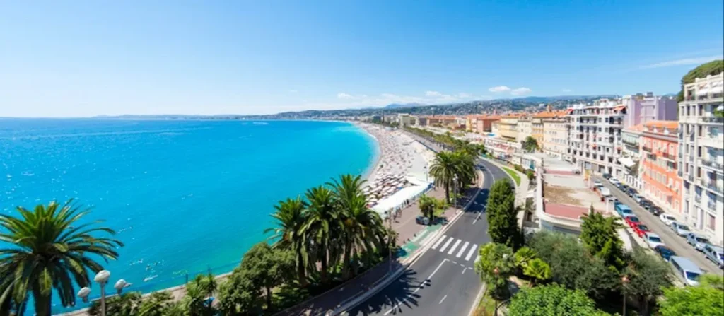 panoramic view of Nice, French Riviera